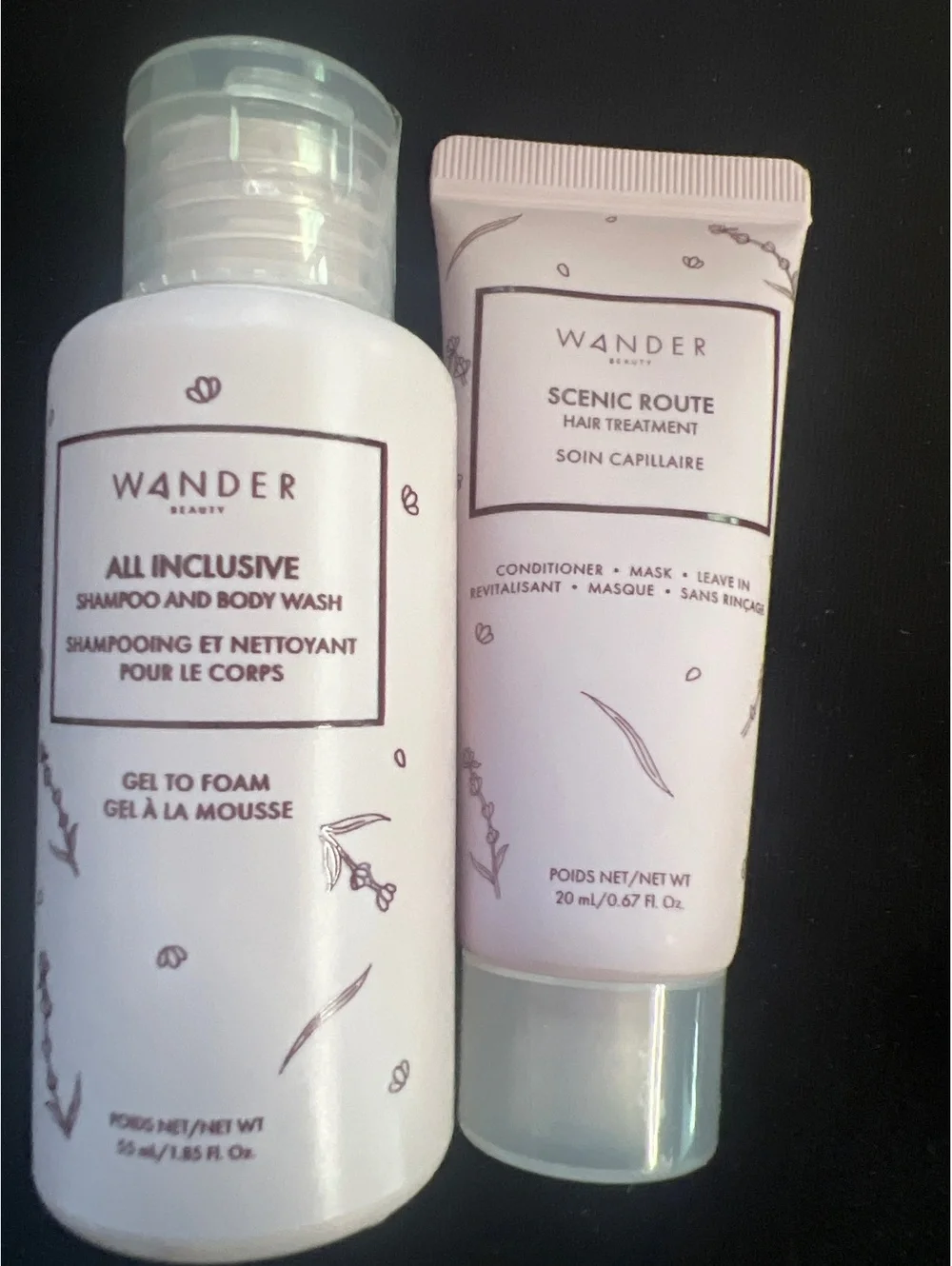 Wander Beauty 3-Piece Makeup & Hair Set - Brand New